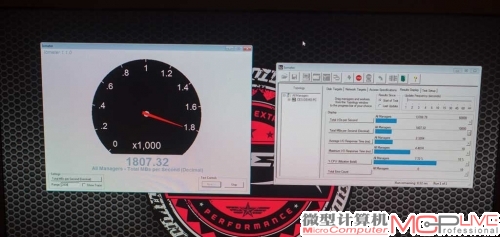 只需一颗原生的SF3700主控，HyperX“掠夺者”SSD就实现了1807.32MB/s的连续读取速度。